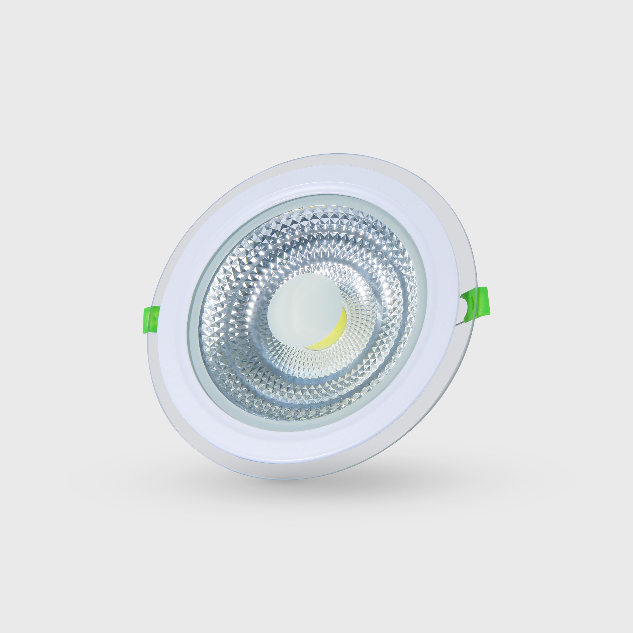 MS-21606 COB Glass Panel Light-Round 15W WW